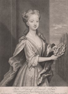 Ihre Hoheit Prinzessin Ann, älteste Tochter seiner königlichen Hoheit George Prince of Wales, 1720 von John Smith