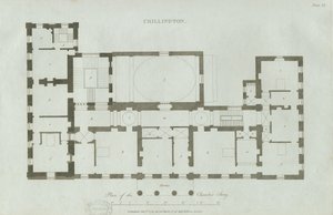 Chillington Hall: Gravur von John Soane