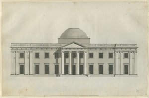 Chillington Hall: Feder- und Waschzeichnung, undatiert [1780er Jahre]