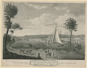 Blick auf die Stadt und den Hafen von Montego Bay in der Gemeinde St. James, Jamaika: von der Straße nach St. Ann