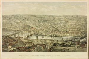 Newcastle upon Tyne zur Zeit von Königin Victoria von John Storey