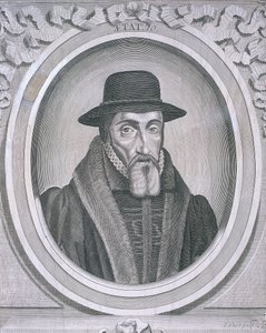 Ovales Porträt von John Foxe, ca. 1570, ca. 1700 von John Sturt