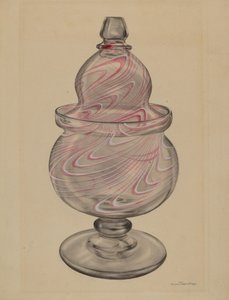 Zuckerdose mit Deckel, ca. 1936 von John Tarantino