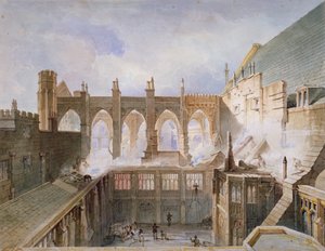 Ansicht der Zerstörung der St. Stephen
