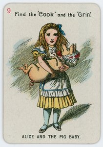 Alice und das Schweinebaby von John Tenniel