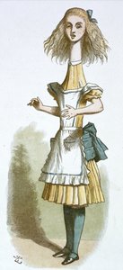 Alice mit einem langen Hals