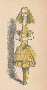 Alice mit langem Hals, 1889 von John Tenniel