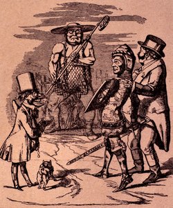 Karikatur aus Punch von Sir John Tenniel