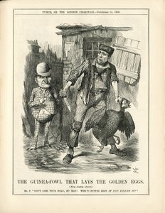 Illustration von John Tenniel (1820-1914) in Punch