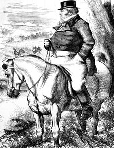 John Bull beobachtet Herbstmanöver