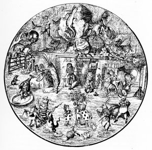 John Tenniels Illustrationen aus Alice im Wunderland von John Tenniel