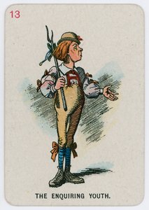 Der fragende Jüngling von John Tenniel