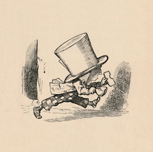 Der verrückte Hutmacher, im Kapitel Die Torten, 1889