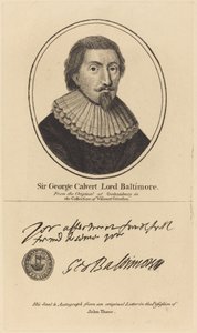 Sir George Calvert, Lord Baltimore von John Thane