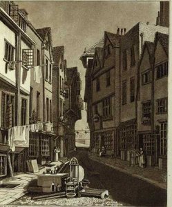 Ansicht des Kleinen Heiligtums vom Westende, graviert von W.M. Fellows von John Thomas (after) Smith