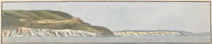 Dunmose, West-Nordwest (eine von fünf Zeichnungen auf einer Montage) von John Thomas Serres