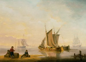 Der Hafen von Weymouth, 1805 von John Thomas Serres