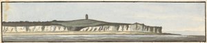 The South Foreland (eine von drei Zeichnungen auf einer Montage) von John Thomas Serres