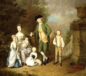 Porträt der Familie Wallace