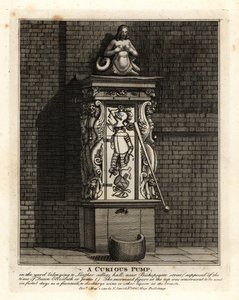 Eine kuriose Pumpe im Hof von Leathersellers