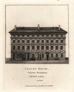 Craven House, Craven Buildings, Drury Lane, London von John Thomas Smith