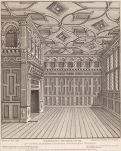 Wohnarchitektur, ein oberes Gemach desselben prächtigen Herrenhauses von John Thomas Smith