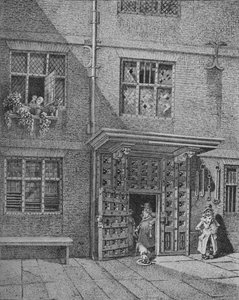 Innenansicht des Gefängnisses Poultry Compter, City of London, 1813 1911 von John Thomas Smith