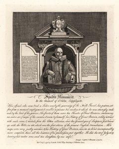 John Speed’s Denkmal im Chor von St. Giles, Cripplegate von John Thomas Smith