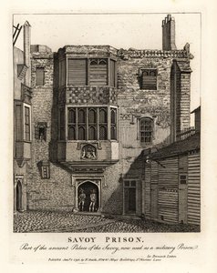Savoy-Gefängnis, Teil des alten Palastes von Savoy, im 18. Jahrhundert als Militärgefängnis genutzt