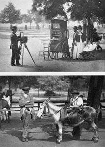 Fotografie auf dem Common und Warten auf Miete, 1876-77 von John Thomson