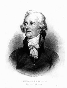 Alexander Hamilton, graviert von Albert Rosenthal, 1888