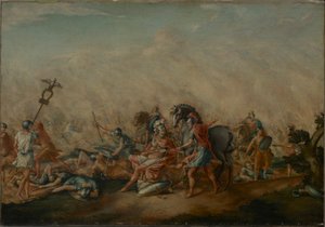 Der Tod des Paulus Aemilius in der Schlacht von Cannae
