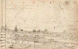 Ansicht von Paris von John Trumbull