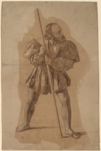 Figurenkostümstudie für Columbus-Wandbild, Washington, D.C. von John Vanderlyn