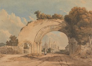 Byland Abbey, Yorkshire von John Varley