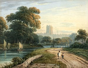Figuren auf dem Weg nach Windsor