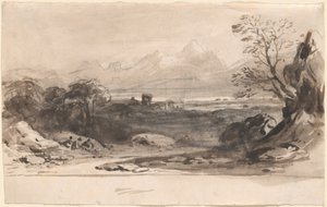 Landschaft mit Ruinen