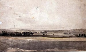 In der Nähe von Handborough, Oxon von John Varley