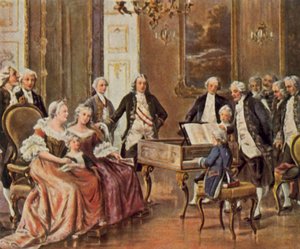 Mozart vor Kaiserin Maria Theresia