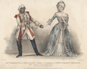 Mr. W. J. Hammond und Miss Daly als Othello und Desdemona im New Strand Theatre