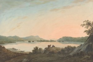 Lake Windermere von Calgarth mit Belle Isle von John Warwick Smith