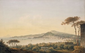 Neapel von der Villa von Sir William Hamilton, 1780-1782