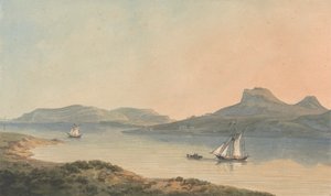 Ansicht der frühen Burg von Diganwy von John Warwick Smith