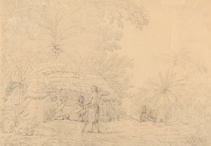 Eine Ansicht in Annamooka von John Webber