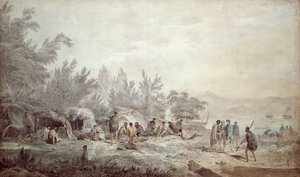 Kapitän Cook in Ship Cove, Queen Charlotte Sound