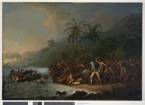 Tod von Cook, ca. 1781-83 von John Webber