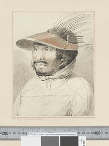 F.28 Ein Mann von Oonalashka, ca. 1773-84 von John Webber