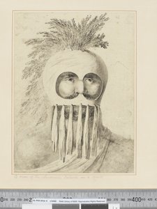 F.38 Ein Mann der Sandwichinseln in einer Maske, ca. 1773-84
