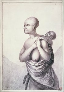 Einheimische Frauen aus Van Diemen