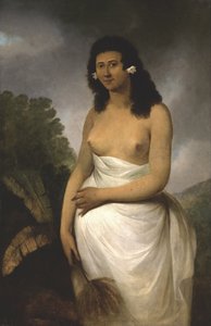 Porträt von Poedooa, Tochter von Orea, König von Ulaitea, Gesellschaftsinseln, ca. 1783 von John Webber